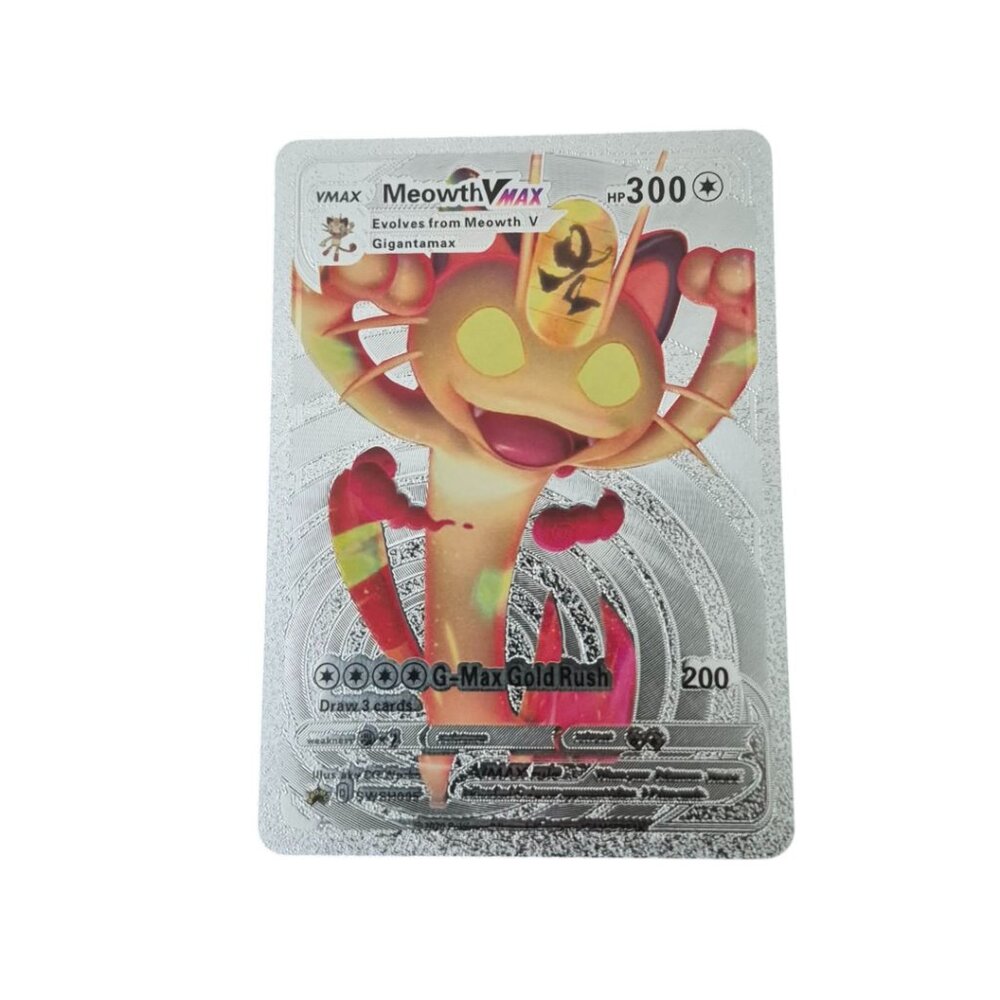 Meowth VMAX Trading  Card New